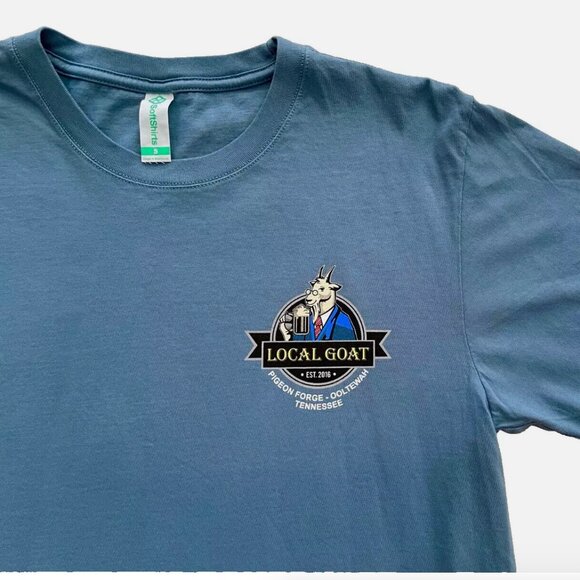 NEW! THE LOCAL GOAT RESTAURANT BEER MUG LOGO TEE SOUVENIR T-SHIRT ADULT SMALL S - Picture 4 of 11